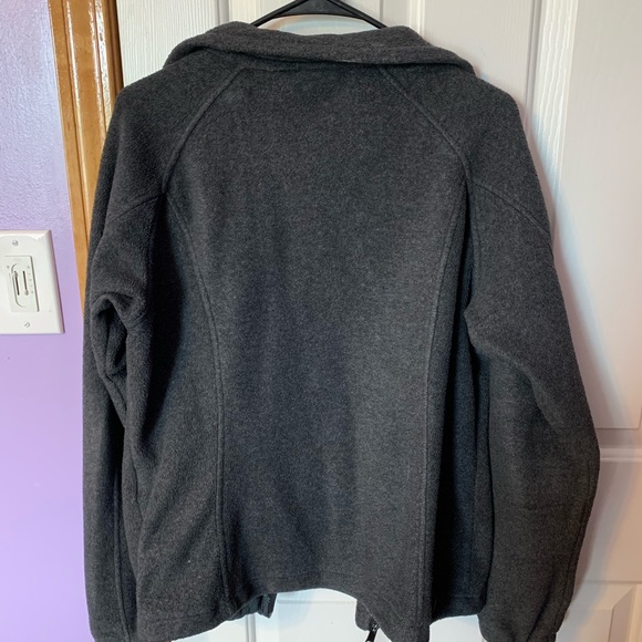 large dark grey Columbia zip up jacket - Picture 4 of 4